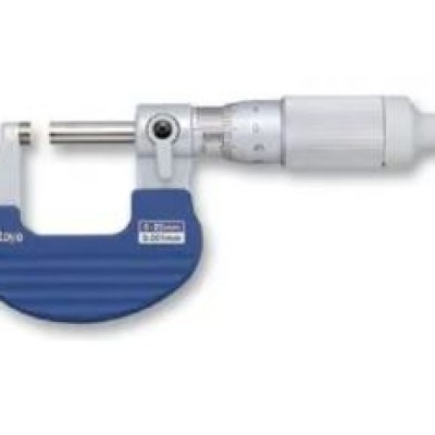 "102-707 Micrometer, External, 25 mm Max Measuring Range, 0.001mm Graduations"