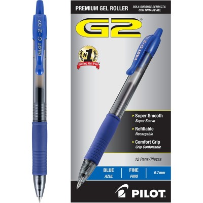 PILOT BL-G2-7-L 0.7 G2 GEL BLUE