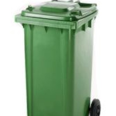 Perstorp MGB 240-Litres HDPE Two Wheel Waste Bin (Green)