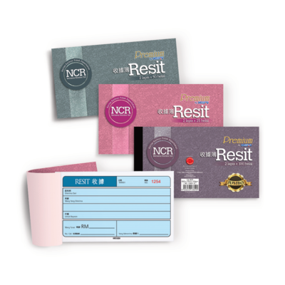 Campap NCR Premium Receipt Book  2PLY X 25'S CA3809 100X175MM