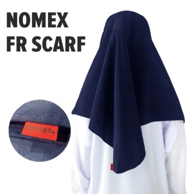 Nomex FR Scarf Breathable Lightweight Navy Blue Color