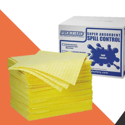 Proguard Chemical Sorbent Pad HOS-LMT2002(41cm x 51cm200pcs box) HOS-LMT4002(41cm x 51cm100pcs box)