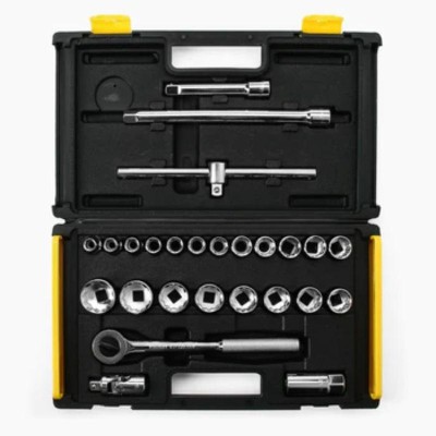 Stanley Drive Socket Wrench Set 1 2 Point Socket Wrench Set - Metric 86-477