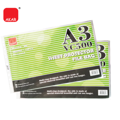AKAR A3 SHEET PROTECTOR VC500 HORIZONTAL - 10S