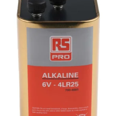 RS PRO 6 V, 15 Ah Alkaline Lantern Battery