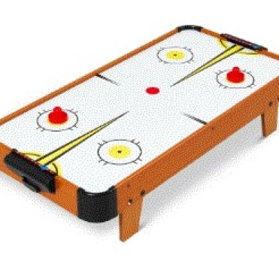 Leyndo 38 Inch Hockey Table Electronic Scoring Sports Hockey Game Arcade Style Powered Hockey Game Table for Adults Kids Home Office, Digital LED Scoreboard, 2 Pucks, 2 Pushers(38 x 18 x 8.2'')