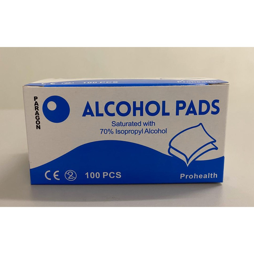 PROHEALTH ALCOHOL SWAB 100'S PER BOX (PARAGON)