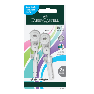 Faber-Castell One Touch Correction Tape Refill 2's 169205 (1X3pack)