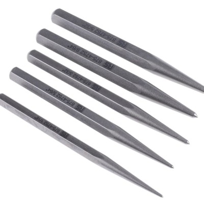 RS PRO 5-Piece Punch Set, Centre Punch, 1 16  5 32 in Shank