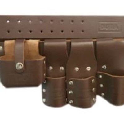 DURA Scaffold Leather Belt ( BROWN)