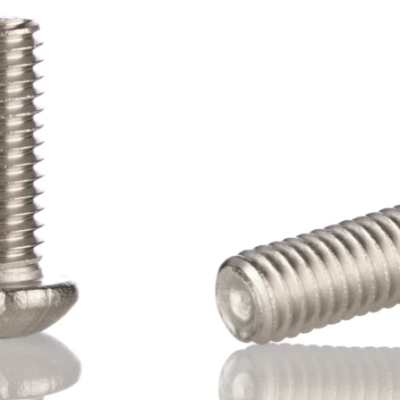 Hex Socket Button Screw SS316 Plain, ISO 7380, M6 x 16mm [50s]