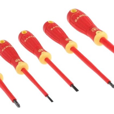 *Bahco B220.005 Phillips; Slotted Insulated Screwdriver Set, 5-Piece