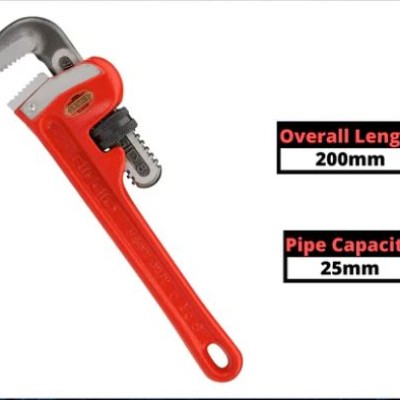 RIDGID 31005 8" Heavy-Duty Straight Pipe Wrench