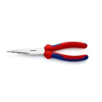 Knipex Long Nose Pliers, 200 mm Overall, Straight Tip, 73mm Jaw