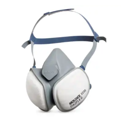 Moldex COMPACTMASK Series Half-Type Half Mask, Hypoallergenic, p n 543001