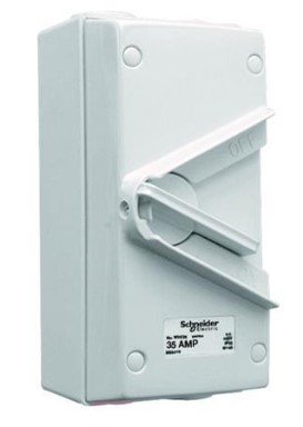 KAVACHA WEATHER PROOF ISOLATOR SWITCH IP66 3P 35A