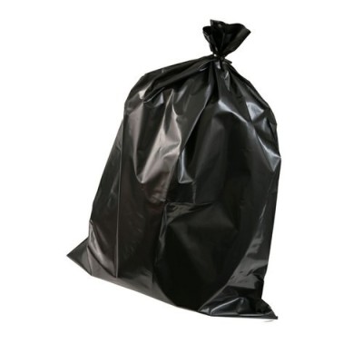 *PLASTIC BAG - BLACK 35" X 40"