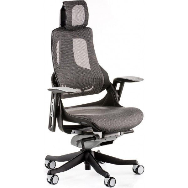 [DELIVER TO LABUAN ONLY] HIGH BACK CHAIR WITH ARMREST FABRIC BLACK BL418 SEAT, WAU 2, MERRYFAIR