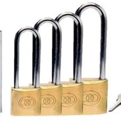 TRI-CIRCLE L263 32mm  Brass Padlock with Brass Keys Kunci Mangga Tembaga dengan Kunci