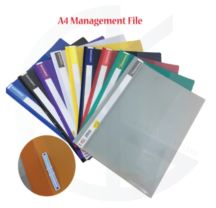 Management File 807A       /       Coloured Plastic Management File Folder