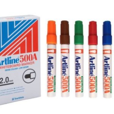 Whiteboard Marker ARTLINE 500A  (black, red, blue green, brown, orange)