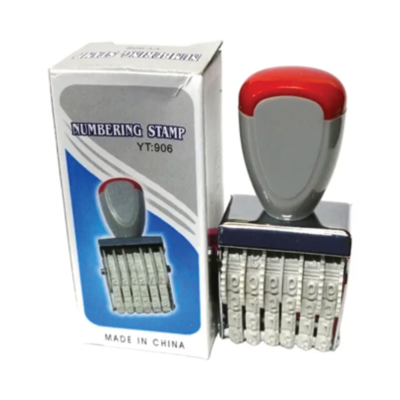 YT-906 6-Digit Number Stamp 5 Mm.easy To Rotate Numbers Sharp Letters Beautiful