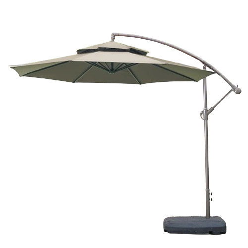 KIMDELIN 2.7M Patio Garden Umbrella Outdoor Market Table Round Umbrella For Garden