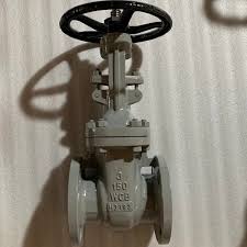 HK' (KOREA) A216-WCB BODY GATE VALVE, TRIM: #8 BB, OS & Y, CL 150#, F  /  END TO ANSI 150#, H  /  W OP, SIZE : 4"