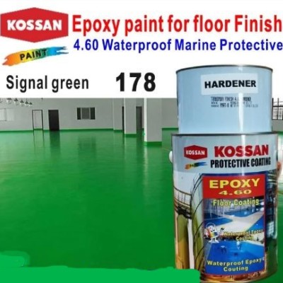SIGNAL GREEN 178 ( 5L ) KOSSAN 4.60 EPOXY PAINT FLOOR COATING FINISH UNDERWATER MARINE PAINTING SYSTEM GUIDE
