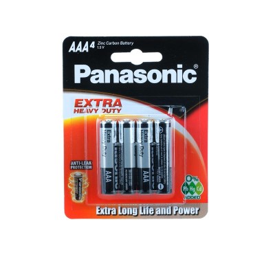 PANASONIC BATTERY AAA (EXTRA HEAVY DUTY) PACK OF 4