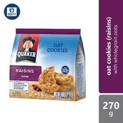 QUAKER OAT COOKIES RAISIN ( 270 MM)