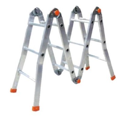 LADDER, FOLDING HEAVY DUTY ALUMINUIM LADDER, 4ft - "A" HEIGHT