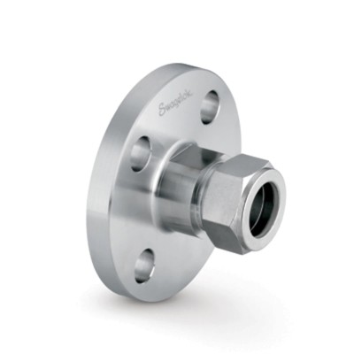Swagelok Stainless Steel ANSI Flange Adapter, 1 2 in. Swagelok Tube Fitting, NPS 3 4 in., Class 150
