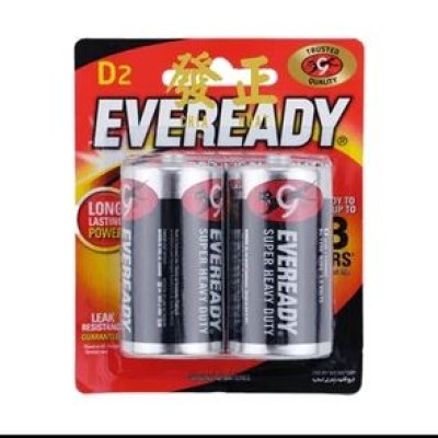 Eveready Super Heavy Duty Battery SIZE D (D2) 2PCS