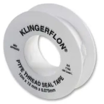 7114898 Seal Tape, Polytetrafluoroethylene, Thread Sealant, 12m x 12mm x 0.075mm