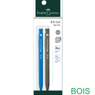 Faber Castell Pen RX Gel Blue 0.5mm 2 in 1
