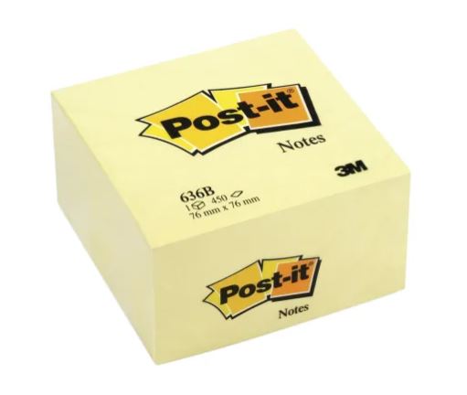 3M Post-it Notes - Yellow 1” X 11      /      2 consist of  50sheets      /      pad (6pads      /      packet)