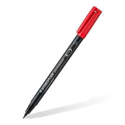 Staedtler Lumocolor Permanent Marker 313 S (RED)