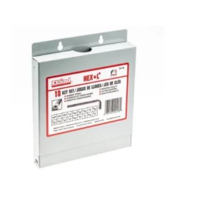 RS PRO 18 piece L Shape Imperial Hex Key Set, 0.028  9 64in