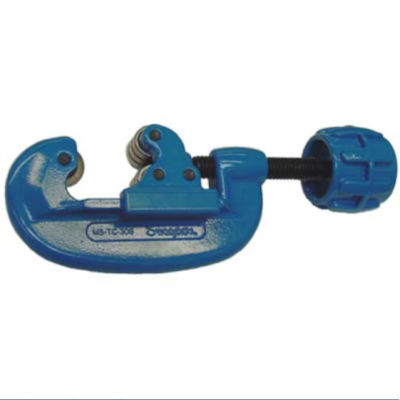 Tube Cutter for Stainless Steel, Soft Copper, and Aluminum Tubing from 3 16 to 1 in. OD and 6 to 25 mm outside diameter.
