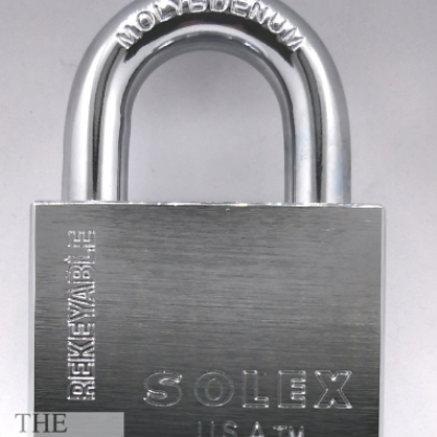 *SOLEX ANTI CUT CR50 MASTER KEY SET PADLOCKS - 50MM