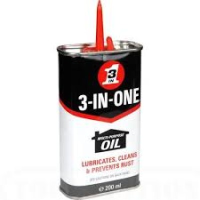 3 in 1 Oil Lubricant 200ml c w SDS & English