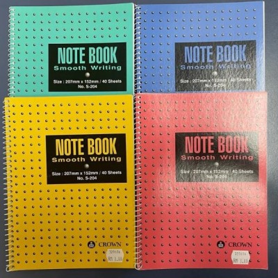 Crown Spiral Note Book S-204