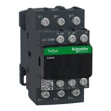 Contactor Schneider Electric Model: LC1D386M7 Frequency: 50  /  60Hz coil Current rating: 38A Voltage rating: 220Vac