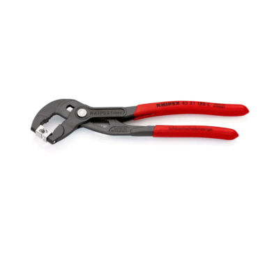 *Knipex Hose Clamp Pliers, 180 mm Overall, Angled, Straight Tip