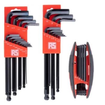 *RS PRO 33 piece L Shape Imperial, Metric Hex Key Set