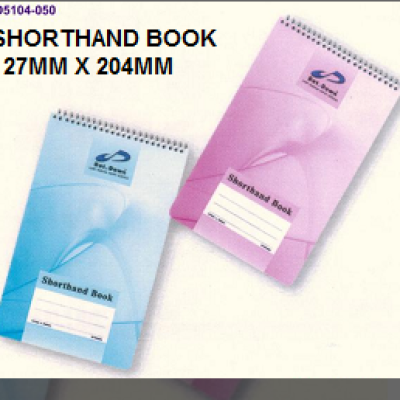 SHORTHAND BOOK 127MM X 204MM