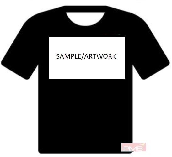 BLACK ROUND NECK T-SHIRT (SHORT SLEEVES), CT5102 C      /      W COLOR PRINTING