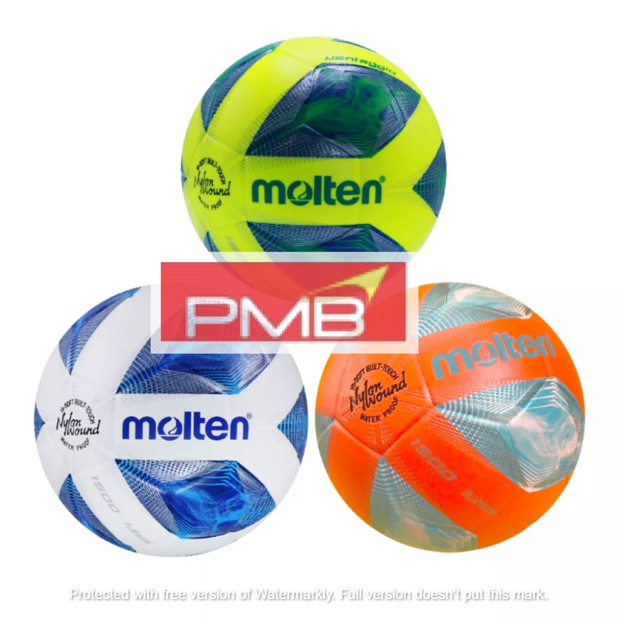 MOLTEN FUTSAL BALL F9A1500, FUTSAL SIZE BALL, PVC LAMINATED FUTSAL