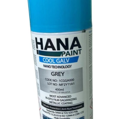 *HANA PAINT COOL GALV NANO TECHNOLOGY 400ML - 6PCS CAN